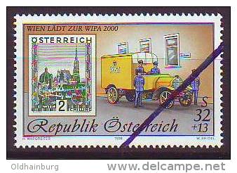 1168z2: Österreich 1998, Wipa- Marke Mit Anullierungsstrich "Specimen- Muestra" - Variétés & Curiosités