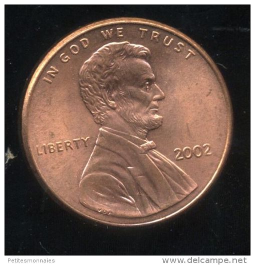 UNITED STATES - USA - ONE CENT 2002   - LINCOLN - 1909-1958: Lincoln, Wheat Ears Reverse