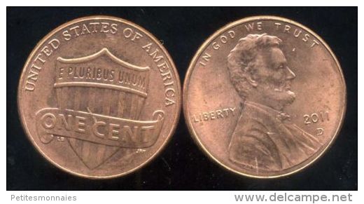 UNITED STATES - USA - ONE CENT 2011 D   - LINCOLN - 1909-1958: Lincoln, Wheat Ears Reverse