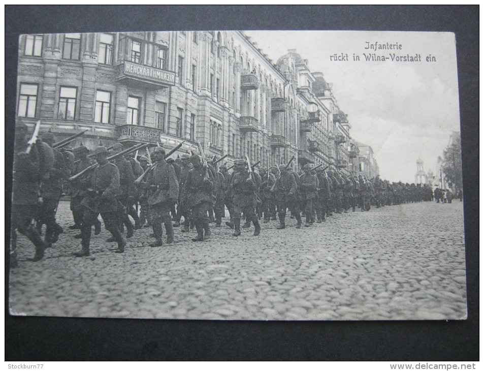 LITAUEN , Karte Um 1916 - Lithuania