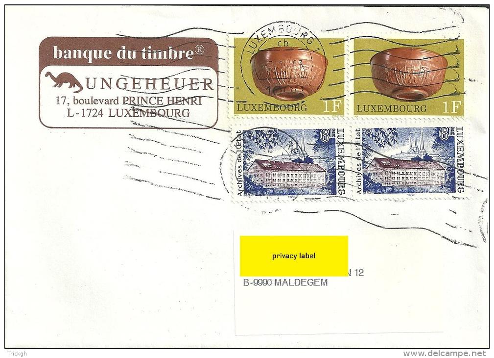 Luxembourg 1993 &gt;&gt; Maldegem B - Lettres & Documents