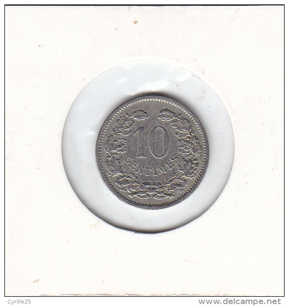 10 CENTIMES Cupro-nickel 1901 Qualité++++++++++++++++++++++++ - Luxemburgo