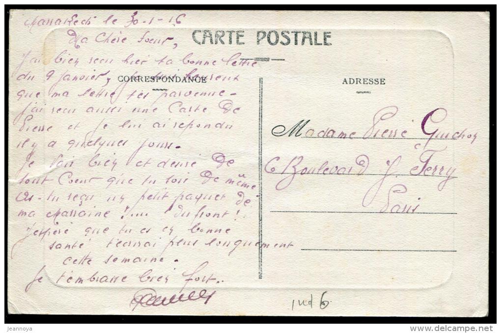 MAROC - CPA EN FM, CACHET SPECIAL " HOPITAL DE MARRAKECH " DU 30/1/1916 - TB - Usati