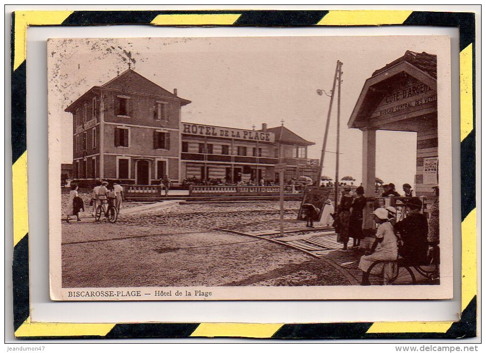 BISCAROSSE-PLAGE. - . HOTEL DE LA PLAGE - Biscarrosse