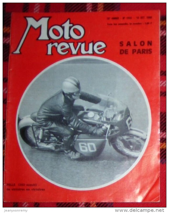 MOTO REVUE. N°1902. OCTOBRE 1968. SALON DE PARIS. - Auto/Moto