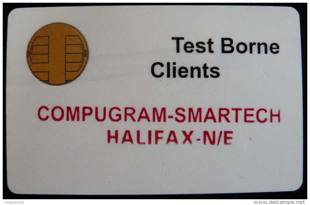 USA - Smart Card Test  - Bull Chip - Conference Smartech - (US50) - Cartes à Puce