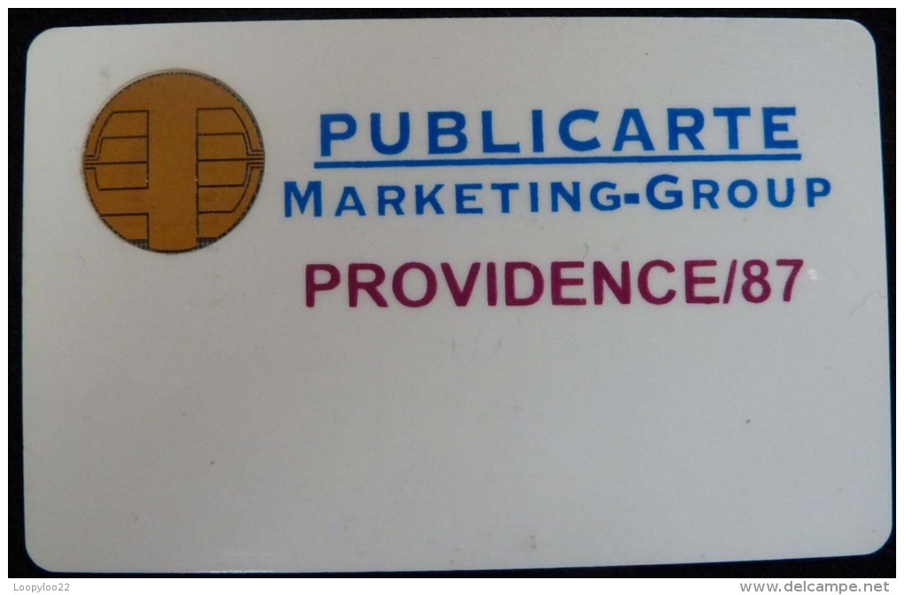 USA - Smart Card Test  - Bull Chip - Conference - Providence/87 - (US53) - [2] Chip Cards
