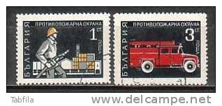 BULGARIA / BULGARIE - 1970 - Protection Contre L´incendie - 2v Obl. - Usados