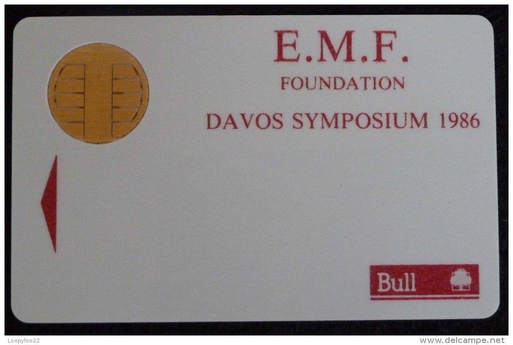 SWITZERLAND - Davos - Bull Chip - Tele Smart Card - (SW31) For Davos W E Forum 1986 - VERY RARE - Suisse