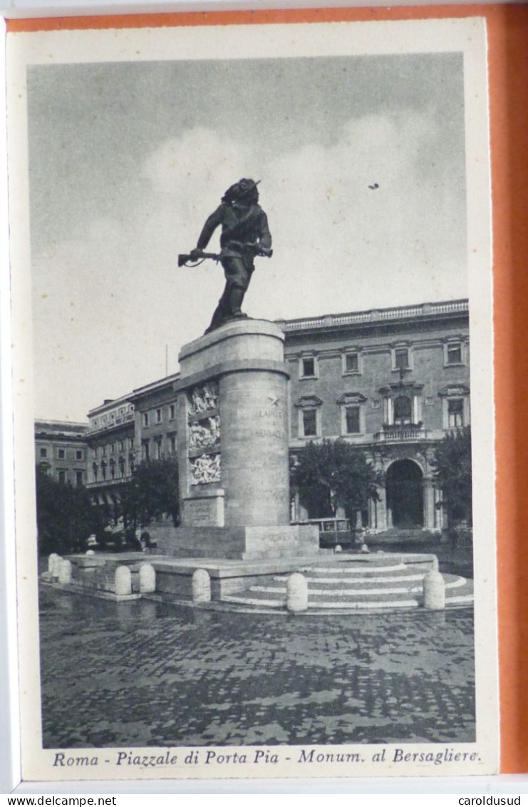 top lot 17x  rome roma MONUMENTS DIVERS ET RARES edition adolfo como ETAT IMPECCABLE  +- 1925 VOIR TOUTES LES PHOTOS