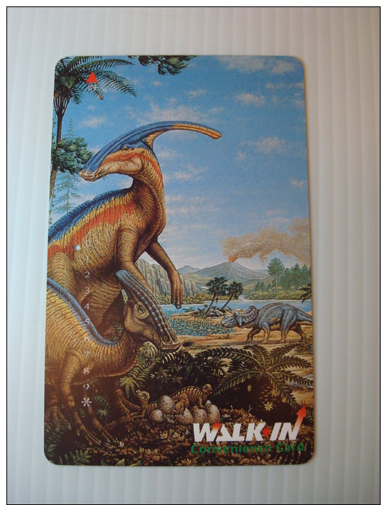 Xerox Prepaid Copy Card: Dinosaur (2), USED - Unclassified