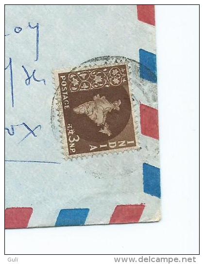 (philatélie ) Asie > Inde > 1960-69 >  Enveloppe Avec 8 Timbres Oblitérés INDIA (1969) (stamp Stamps Timbre) - Usados