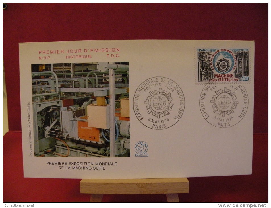 FDC, Exposition Mondiale De La Machine Outil - Paris - 3.5.1975 - 1er Jour - - 1970-1979