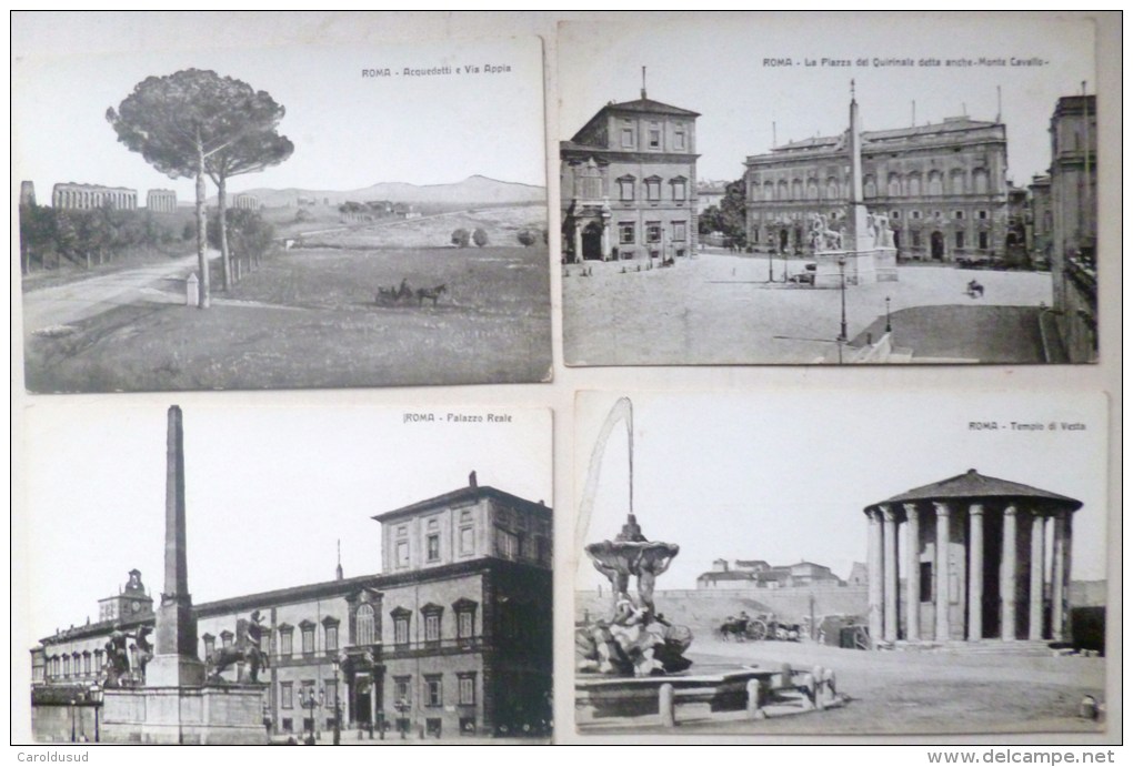 CPA  LOT 20X ROME ROMA G.M.R. N° 2103/05/06/09/11/14/1617/ 19/20/21/22/23/28/31/33/3 6/37/38/40 POIDS 85GR - Collections & Lots