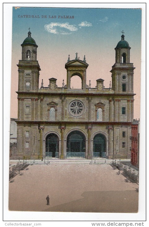 Canarias Las Palmas Catedral Antigua Tarjeta Postal Vintage Original Postcard Cpa Ak (W3_2758) - La Palma