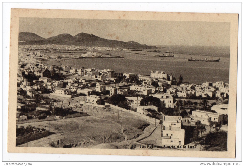 Canarias Las Palmas Puerto De La Luz Antigua Tarjeta Postal Vintage Original Postcard Cpa Ak (W3_2760) - La Palma