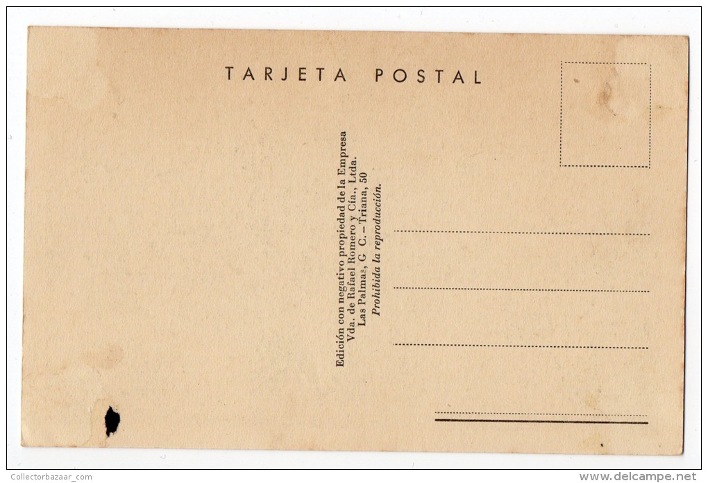 Canarias Las Palmas Puerto De La Luz Antigua Tarjeta Postal Vintage Original Postcard Cpa Ak (W3_2760) - La Palma