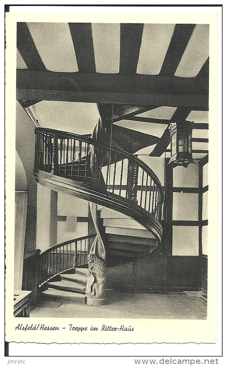 CPA  Alsfeld / Hessen  Treppe Un Ritter-haüs   (733) - Alsfeld