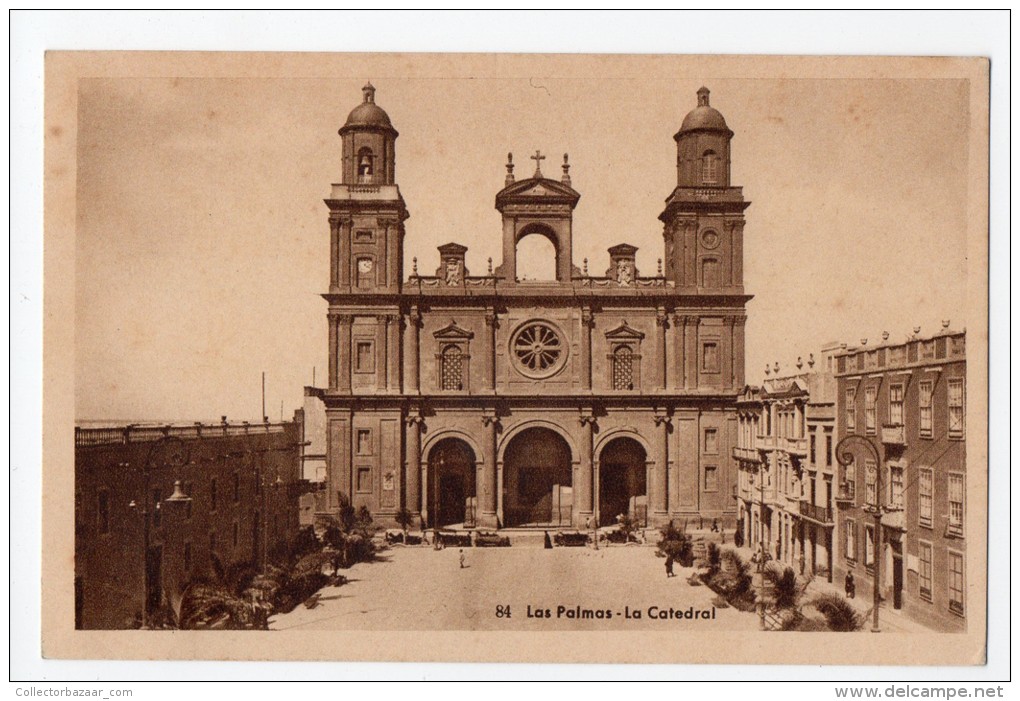 Canarias Las Palmas Catedral Antigua Tarjeta Postal Vintage Original Postcard Cpa Ak (W3_2767) - La Palma