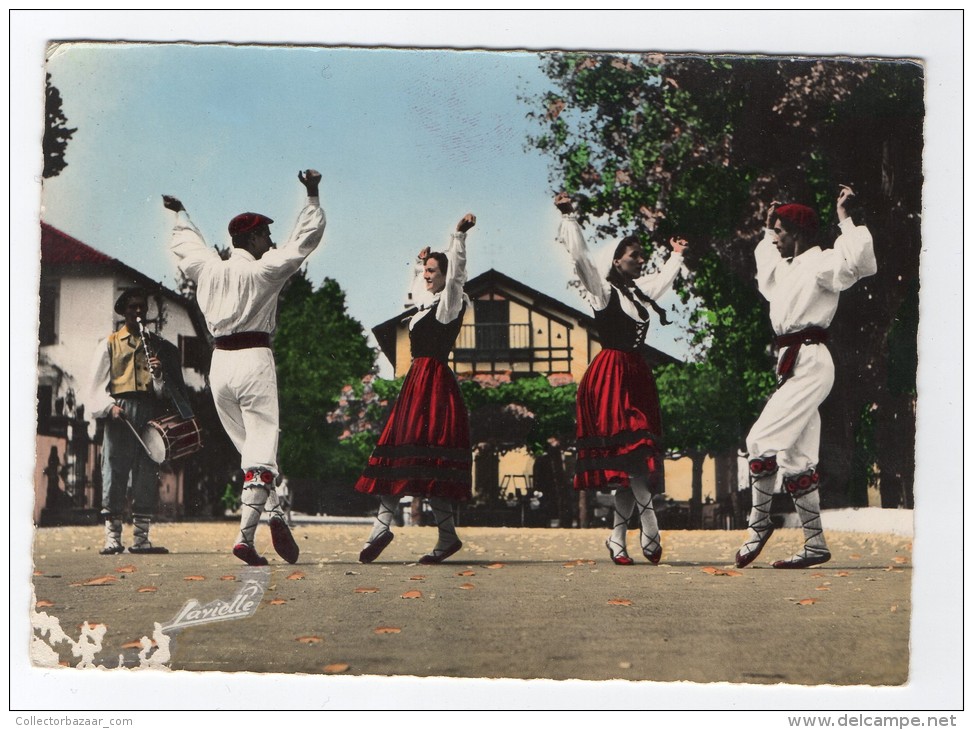 Danses Basques 4 Different Postcards Carte  Elce Antigua Tarjeta Postal Vintage Original Postcard Cpa Ak (W3_2786A) - Otros & Sin Clasificación