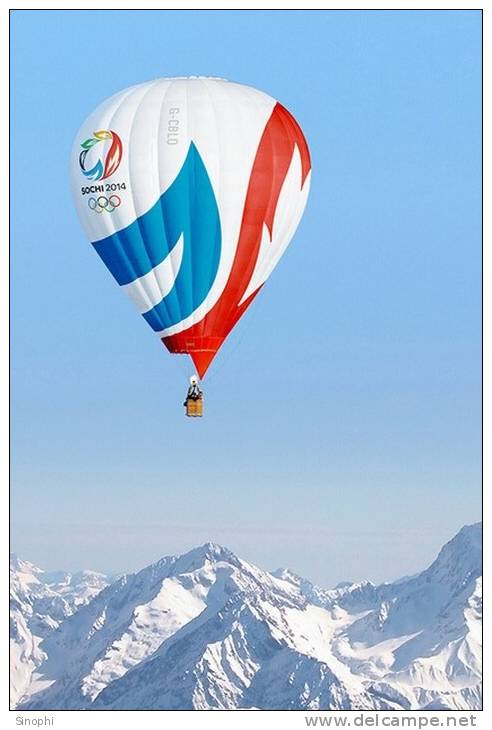 SA10-107   @     2014 Sochi Sotchi  Winter Olympic Games  , Postal Stationery -Articles Postaux -- Postsache F - Winter 2014: Sochi