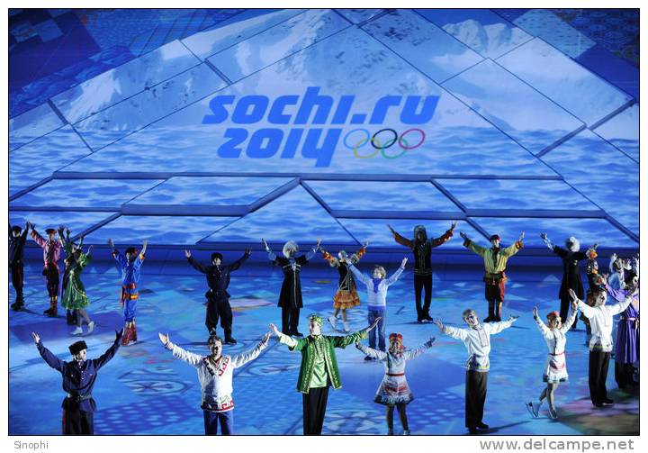 S38-024 @  2014 Sochi  Winter Olympic Games  , Postal Stationery -Articles Postaux -- Postsache F - Inverno 2014: Sotchi