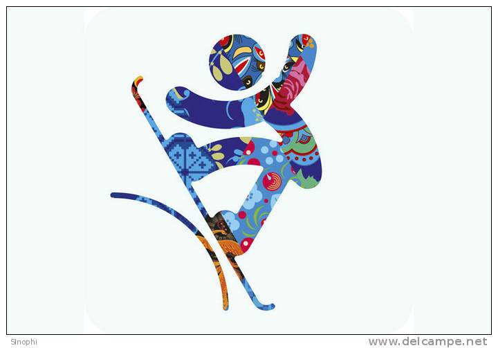 S38-032   @  2014 Sochi  Winter Olympic Games  , Postal Stationery -Articles Postaux -- Postsache F - Hiver 2014: Sotchi