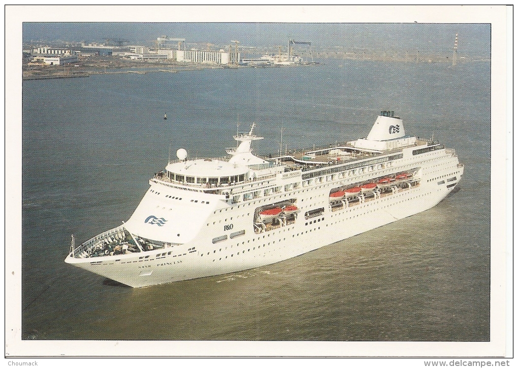 44 SAINT NAZAIRE PAQUEBOT  " Star Princess " Peninsula Oriental 1989 - Paquebots