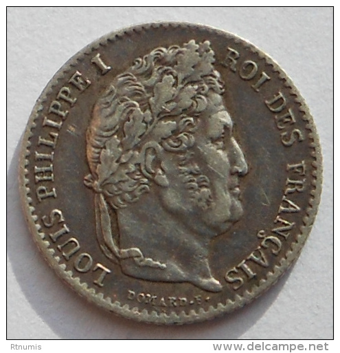 Louis-Philippe 1/4 Franc 1832 W LILLE Cote TTB 60 Euro - 1/4 Franc