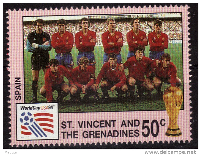 SAINT VINCENT  N ° 2097  * *  (  Espagne )    Cup 1994 Football  Soccer Fussball - 1994 – Estados Unidos