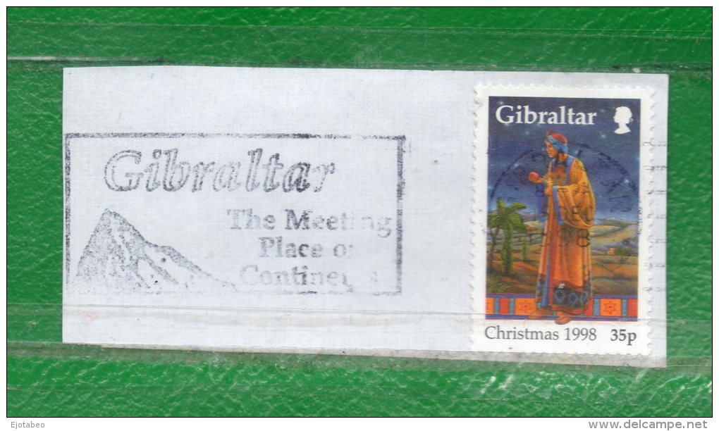 1 GIBRALTAR 1998- Navidad- Matasello Especial -Ver Foto Y Descripciones - Gibraltar