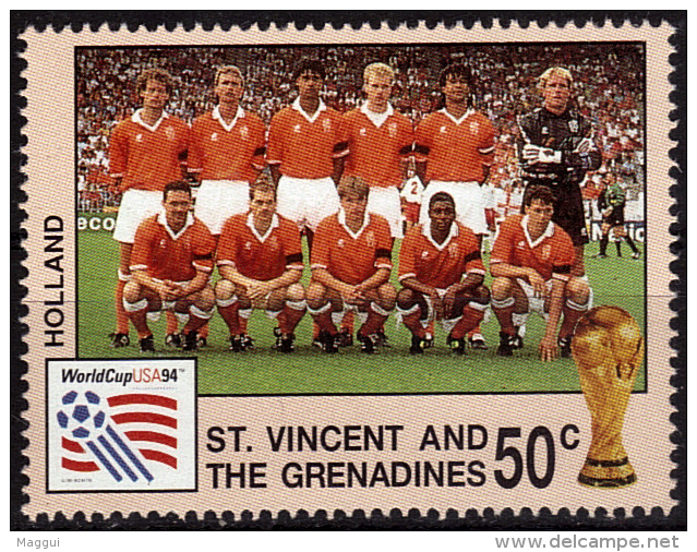 SAINT VINCENT  N ° 2109  * *  (  Pays Bas )    Cup 1994 Football  Soccer  Fussball - 1994 – États-Unis