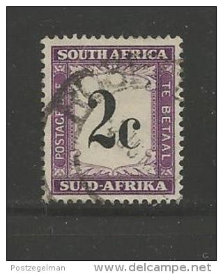 RSA 1961 Used Stamps Postage  Due  New Currency 2c Violet 45 - Impuestos