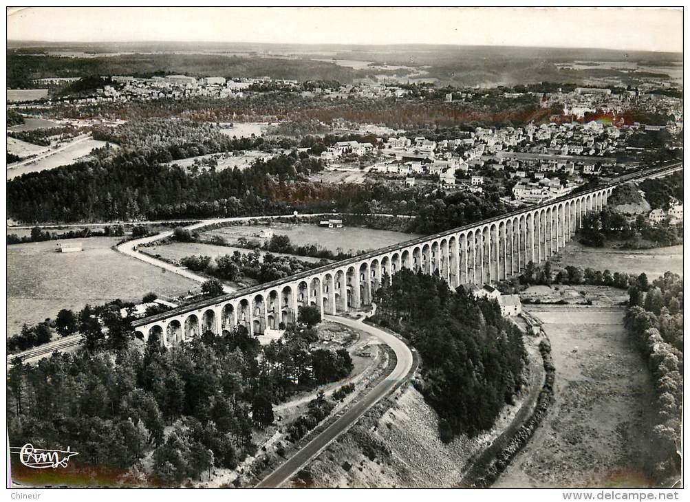 CHAUMONT VUE AERIENNE DU VIADUC - Chaumont