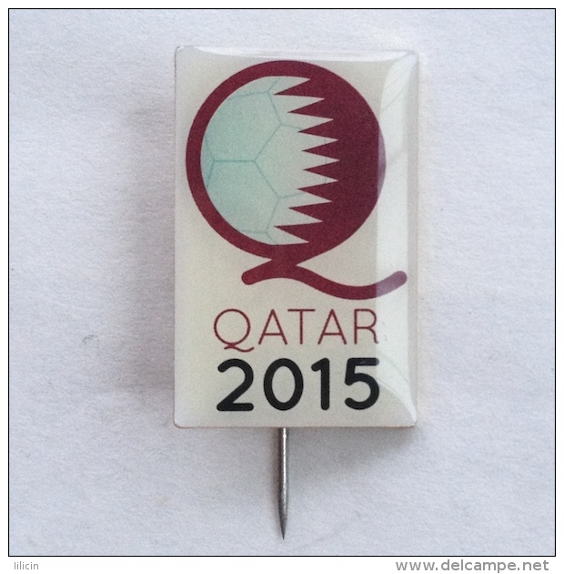 Badge (Pin) ZN000199 - Handball Qatar 2015 - Balonmano