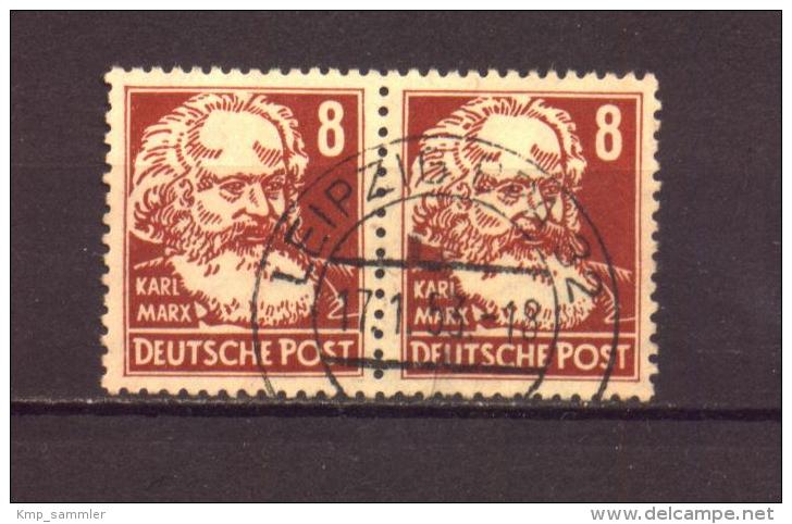 DDR Nr 329 Paar Za XI Sauberer Rundstempel (5657) - Gebraucht