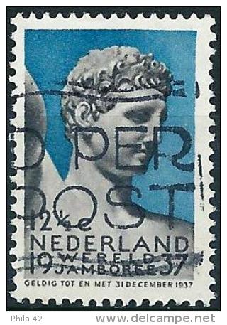 Netherlands 1937 - Jamboree International : The God Hermès ( Mi 303 - YT 294 ) - Oblitérés