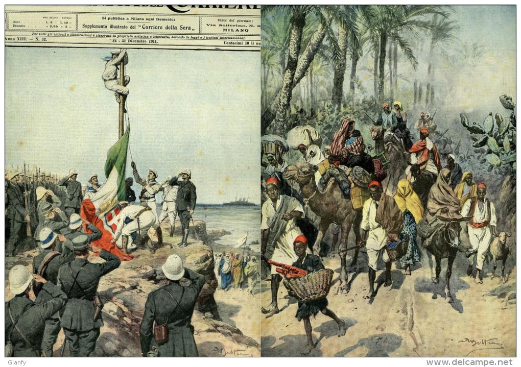 1911 CONQUISTA ITALIANA TRIPOLITANIA SGOMBERO DELL'OASI DI TRIPOLI - Altri & Non Classificati