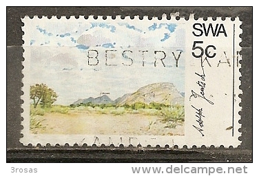 Afrique Du Sud-Ouest South West Africa 1973 Peinture Landscape Painting Obl - Gebraucht