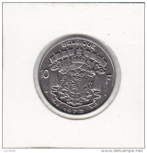 10 FRANCS Nickel Baudouin 1973 FR - 10 Francs