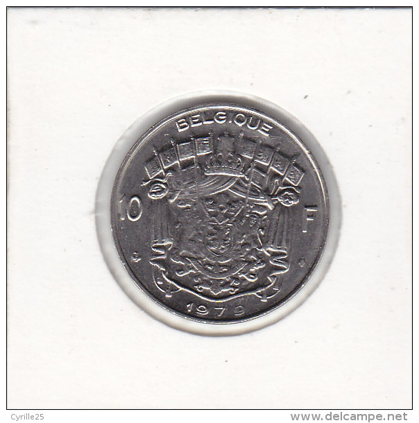 10 FRANCS Nickel Baudouin 1979 FR - 10 Francs