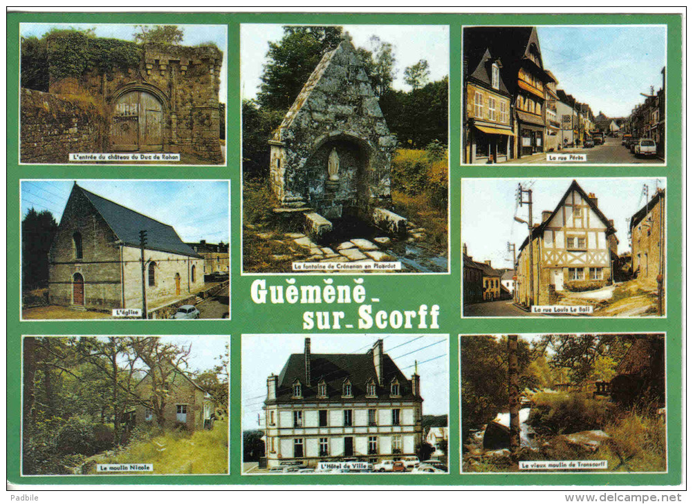 Carte Postale 56. Guemene-sur-Scorff  Trés Beau Plan - Guemene Sur Scorff