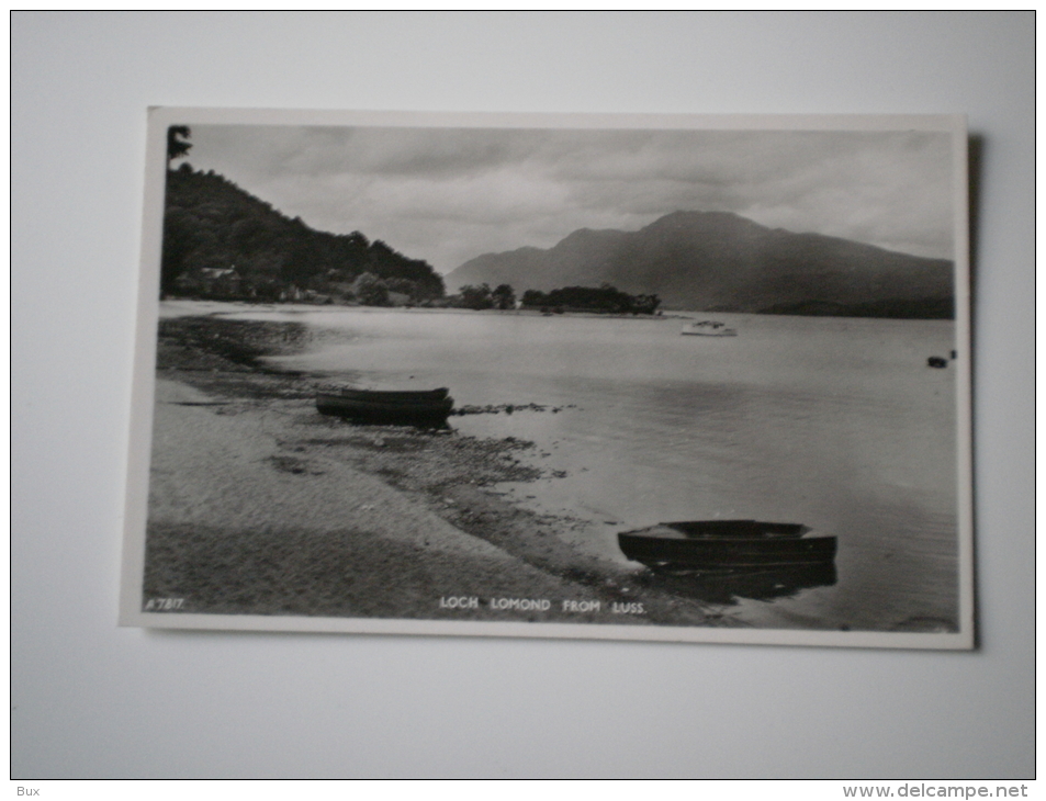 Loch Lomond From Luss  SCOZIA  POSTCARD UNUSED - Argyllshire