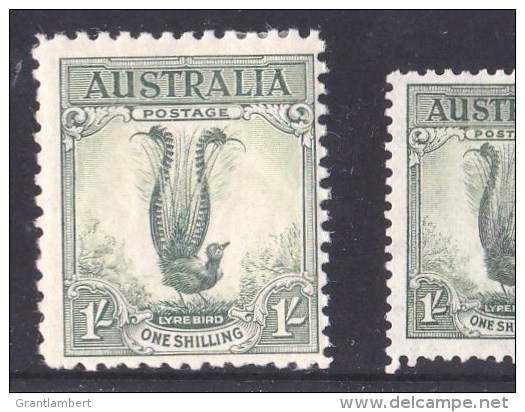 Australia 1932 Lyrebird (Large) 1/- MH  SG 140 - Neufs