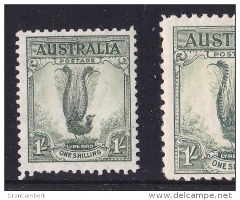 Australia 1937 Lyrebird (Small) 1/- MH  SG 174 - Nuevos
