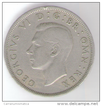 GRAN BRETAGNA HALF CROWN 1948 - K. 1/2 Crown