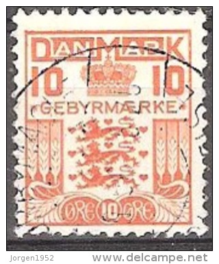 DENMARK # GEBYRMÆRKE 10 ØRE - Fiscale Zegels