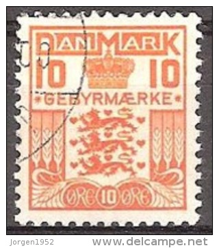 DENMARK # GEBYRMÆRKE 10 ØRE - Revenue Stamps