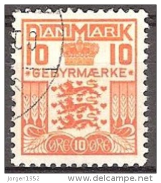 DENMARK # GEBYRMÆRKE 10 ØRE - Fiscali