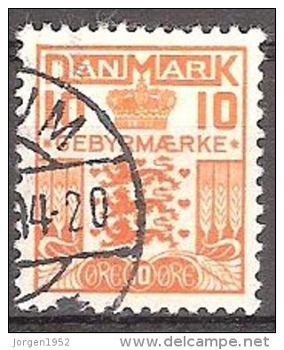 DENMARK # GEBYRMÆRKE 10 ØRE - Steuermarken